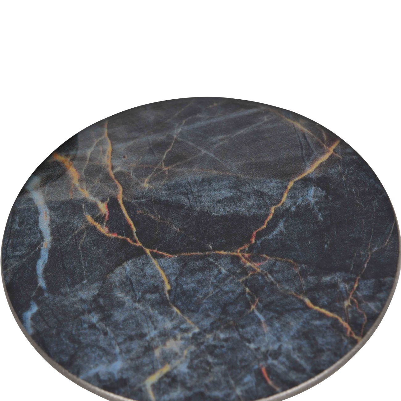 Vesuvius Black and Gold Coasters Set of 4