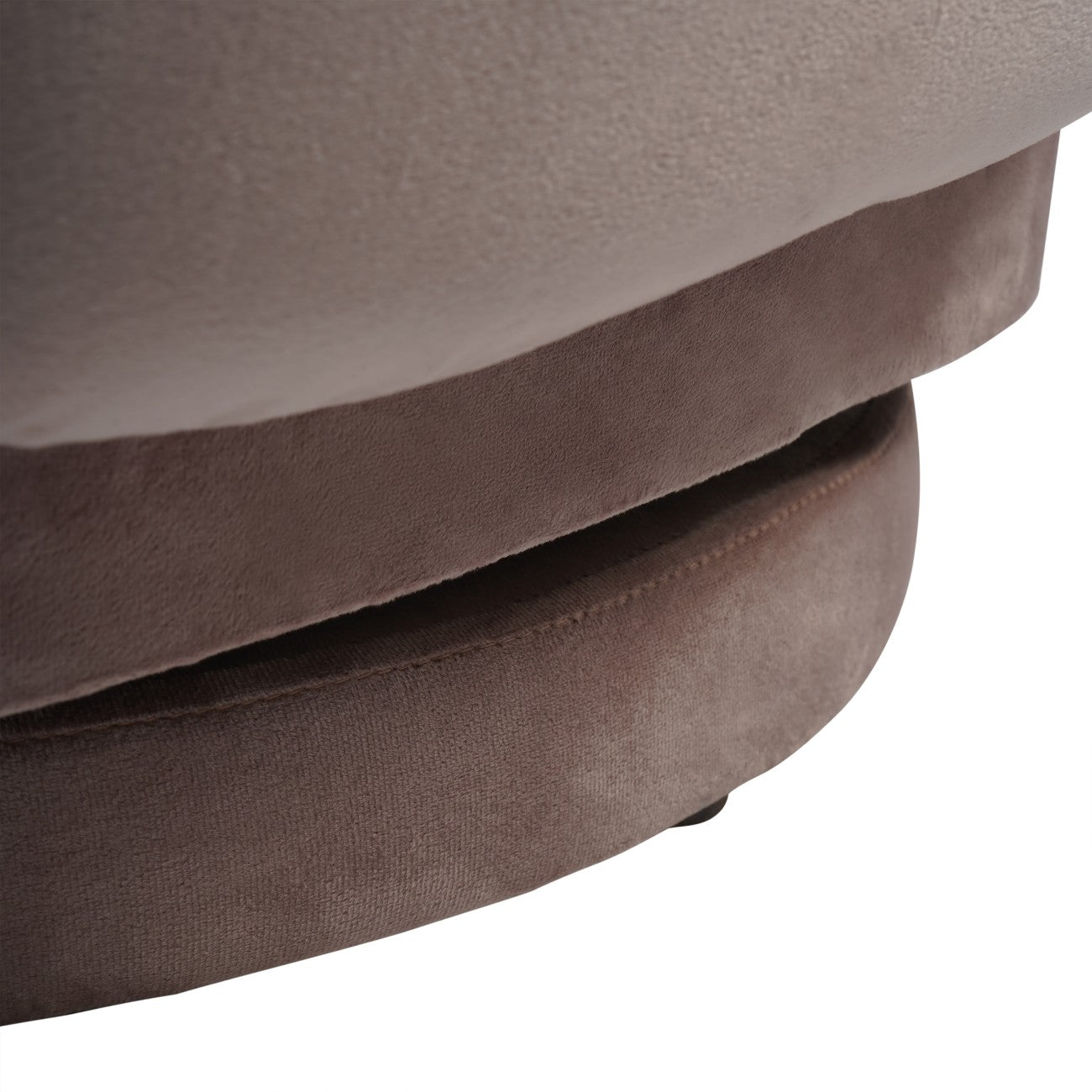 Bingham Upholstered Swivel Chair Velvet Dusky Pink