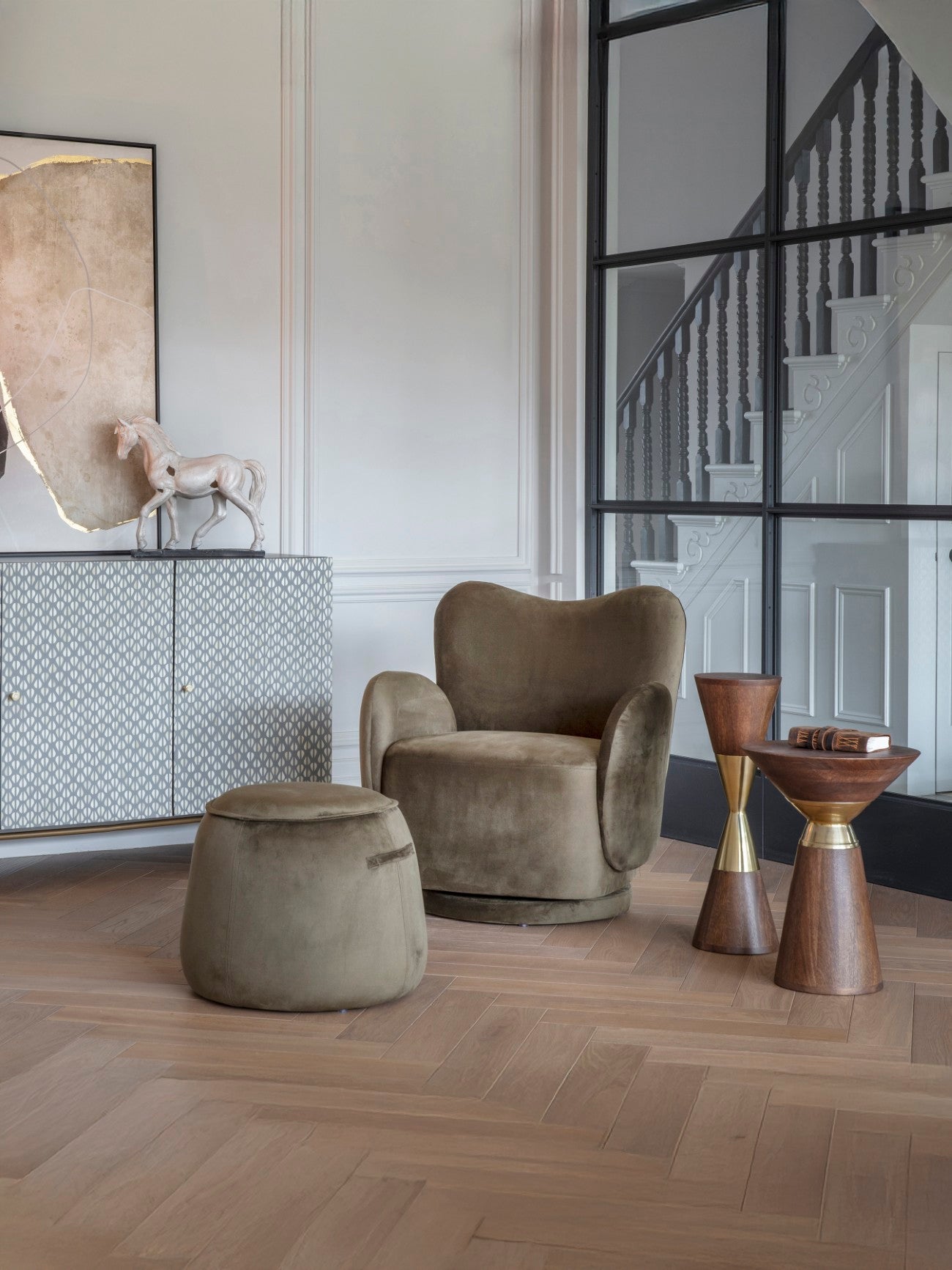 Amalfi Wooden Side Table