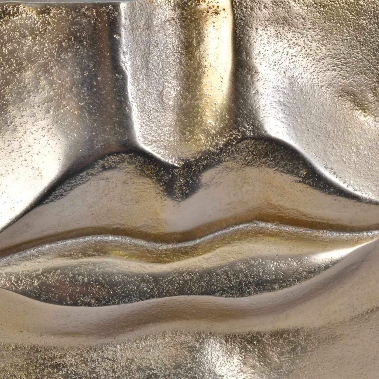 Maximalist Gold Lip Vase