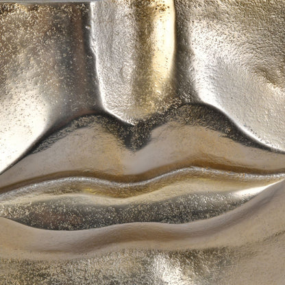 Maximalist Gold Lip Vase