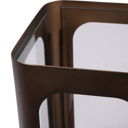 Thorpe Metal and Glass Hurricane Large 78cm