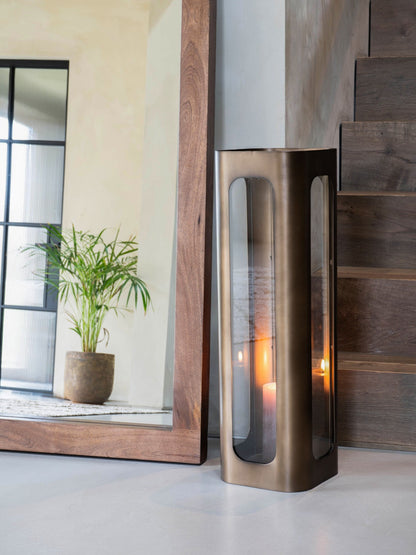 Thorpe Metal and Glass Hurricane Large 78cm