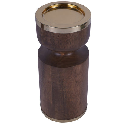 Amalfi Wooden Pillar Holder 23cm