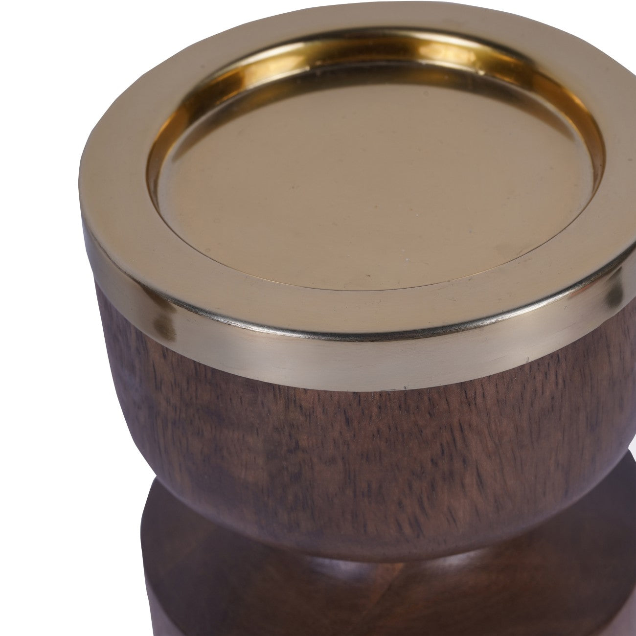 Amalfi Wooden Pillar Holder 23cm