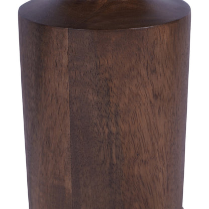 Amalfi Wooden Pillar Holder 23cm
