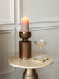 Amalfi Wooden Pillar Holder 23cm
