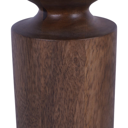 Amalfi Wooden Pillar Holder 31cm