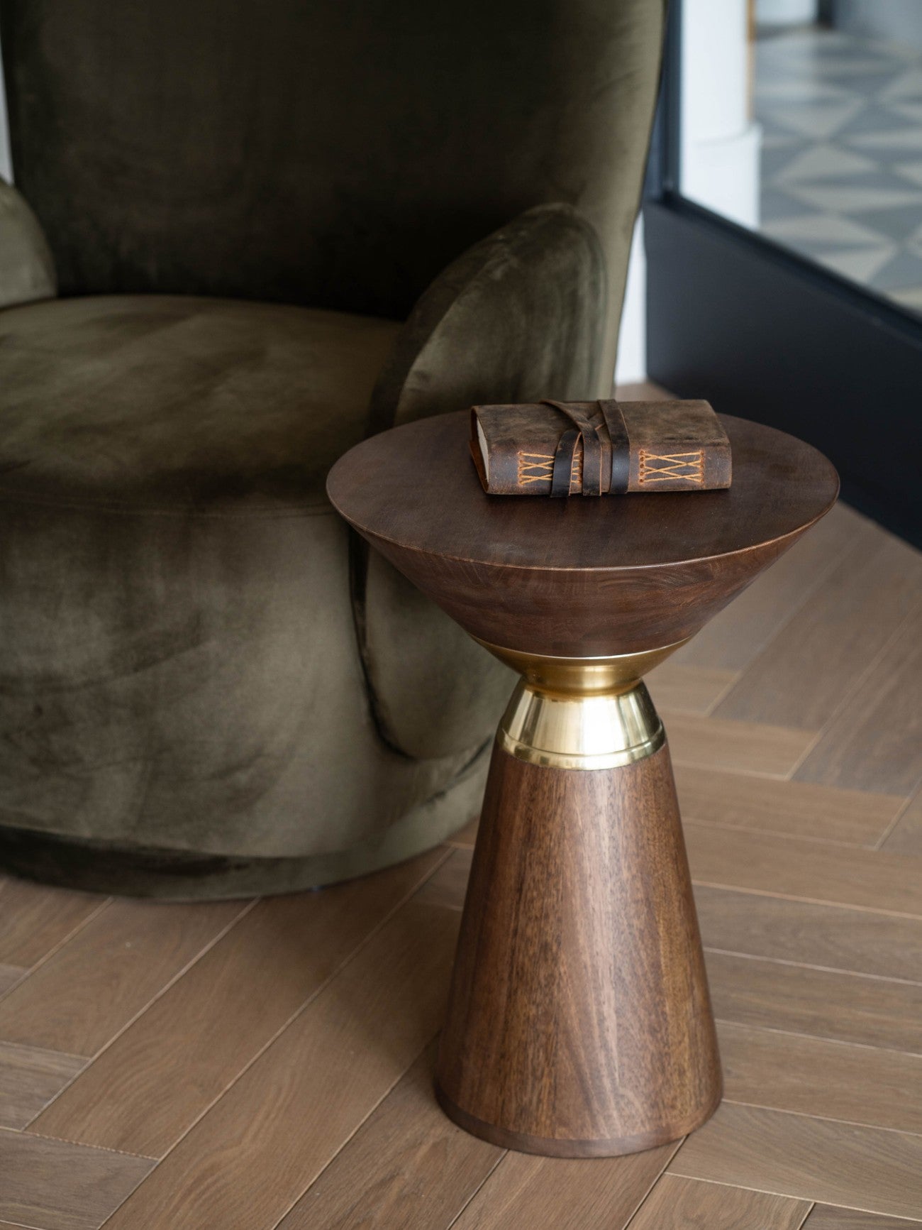 Amalfi Wooden Side Table