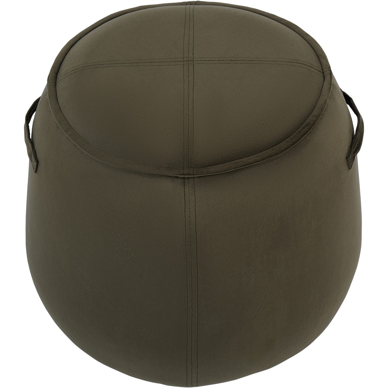 Bingham Upholstered Stool Velvet Green