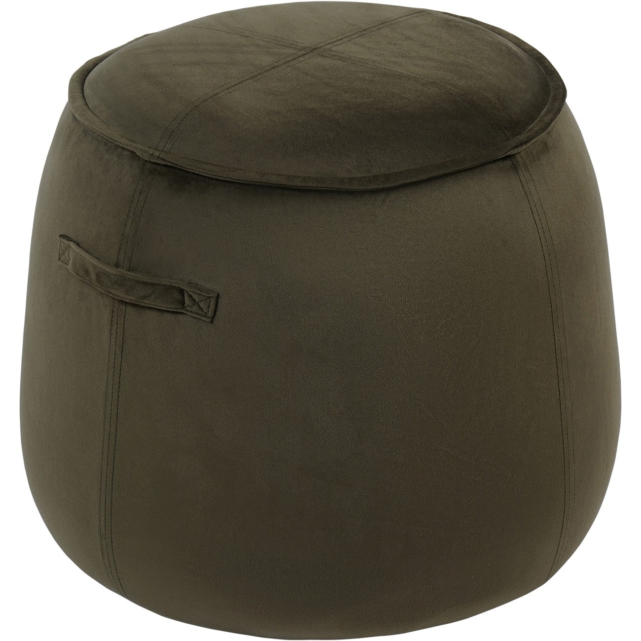 Bingham Upholstered Stool Velvet Green