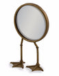 Bronze Bird Legged Table Mirror