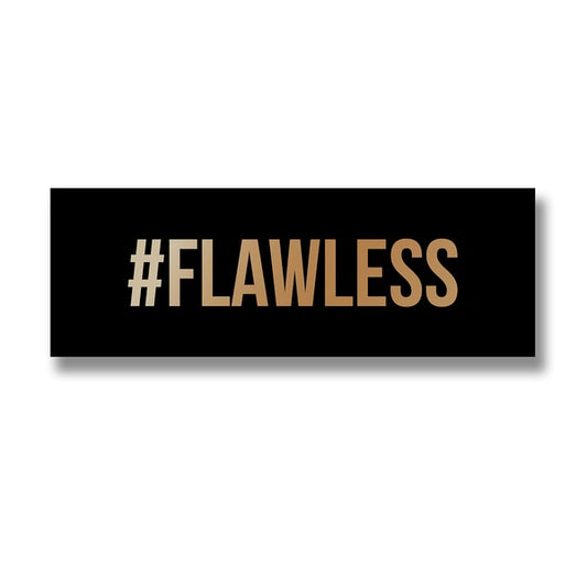 Flawless Gold Foil Plaque