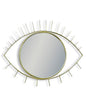 Metallic Gold Eye Wall Mirror