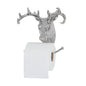 Polished Nickel Stag Toilet Roll Holder