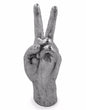 Silver 'Peace' Hand Figure